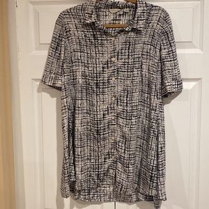 Anthropologie Black and White Blouse - 2 for $30